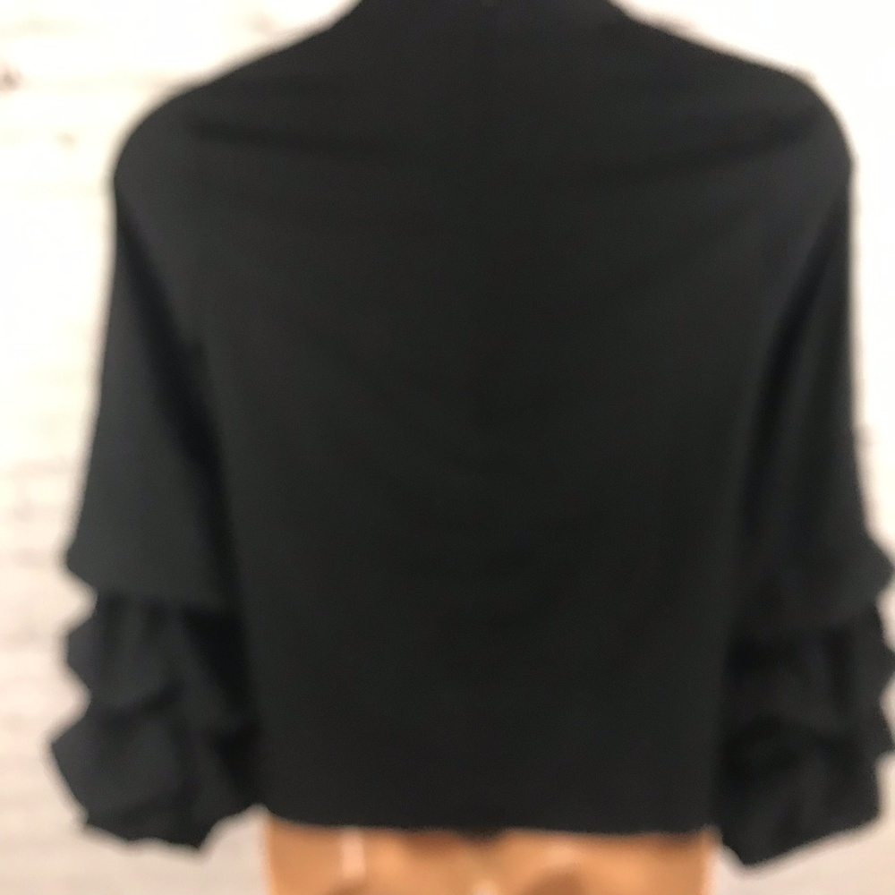 Loveriche Black Long Sleeve Blouse Size L - Picture 7 of 8